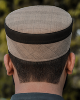 R015 - Taupe Grey Color Checked