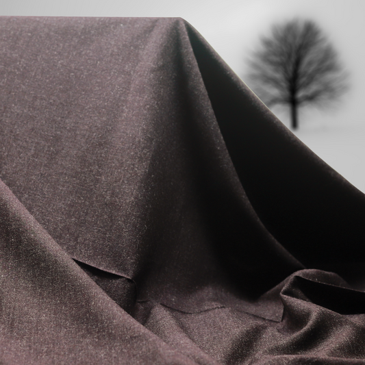 Simple Wool #1- Burgundy